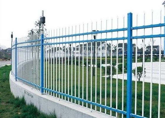 Китай Покрытая порошком граничная линия стены ограждая двойной луч с трубой 80*80мм квадратной поставщик
